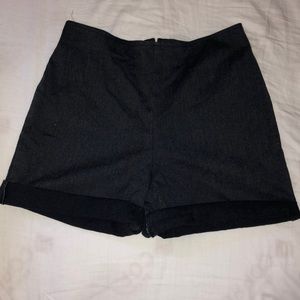 Dark denim High Waist Shorts